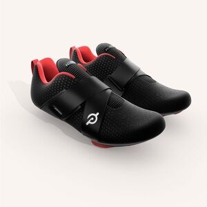 Peloton Altos Cycling Shoes Spinning Black Red